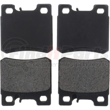 BKP427M by BRAKE PRO - Brake Parts Inc Brake Pro OEQF Metallic Disc Brake Pad Set