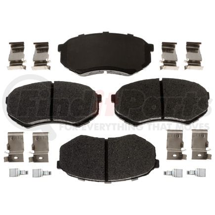 BKP433ACH by BRAKE PRO - Brake Parts Inc Brake Pro OEQF Ceramic Disc Brake Pad Set