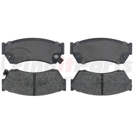 Brake Pro BKP451C Disc Brake Pad Set Brake Parts Inc Brake Pro OEQF Ceramic Disc Brake Pad Set