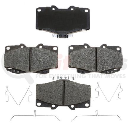 VXD436CH by VORTEX - Brake Parts Inc Vortex Ceramic Disc Brake Pad Set