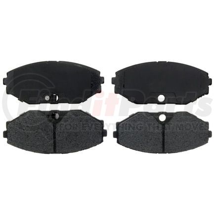 Brake Pro BKP587C Disc Brake Pad Set Brake Parts Inc Brake Pro OEQF Ceramic Disc Brake Pad Set