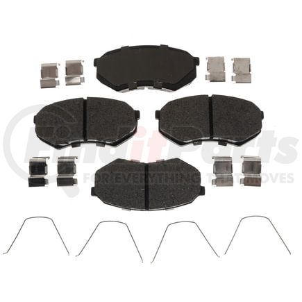 VXD389CH by VORTEX - Brake Parts Inc Vortex Ceramic Disc Brake Pad Set