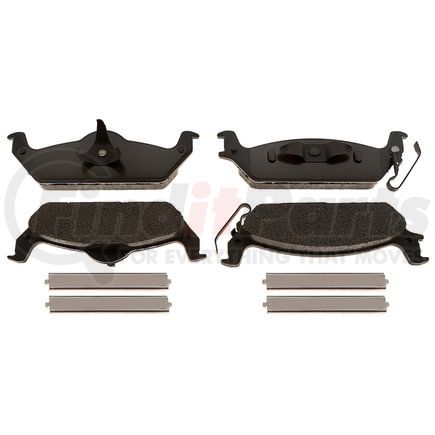 BKP963MH by BRAKE PRO - Brake Parts Inc Brake Pro OEQF Metallic Disc Brake Pad Set