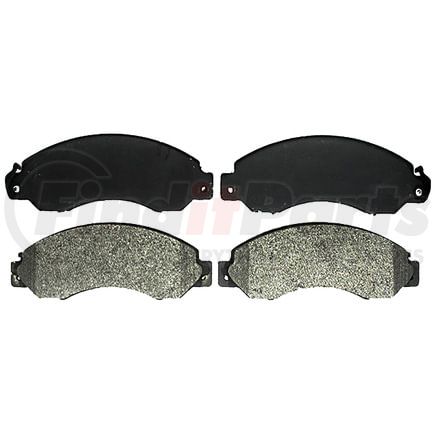 VXD701M by VORTEX - Brake Parts Inc Vortex Metallic Disc Brake Pad Set