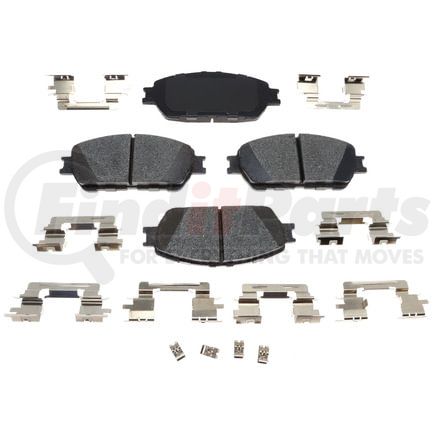 BKP906CH by BRAKE PRO - Brake Parts Inc Brake Pro OEQF Ceramic Disc Brake Pad Set