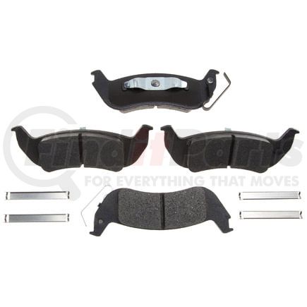 BKP1040ACH by BRAKE PRO - Brake Parts Inc Brake Pro OEQF Ceramic Disc Brake Pad Set