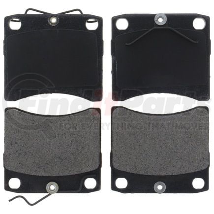 VXD703M by VORTEX - Brake Parts Inc Vortex Metallic Disc Brake Pad Set