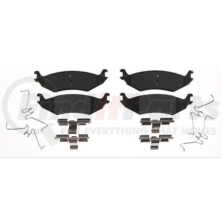BKP1046CH by BRAKE PRO - Brake Parts Inc Brake Pro OEQF Ceramic Disc Brake Pad Set
