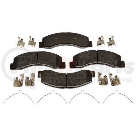 VXD824MH by VORTEX - Brake Parts Inc Vortex Metallic Disc Brake Pad Set