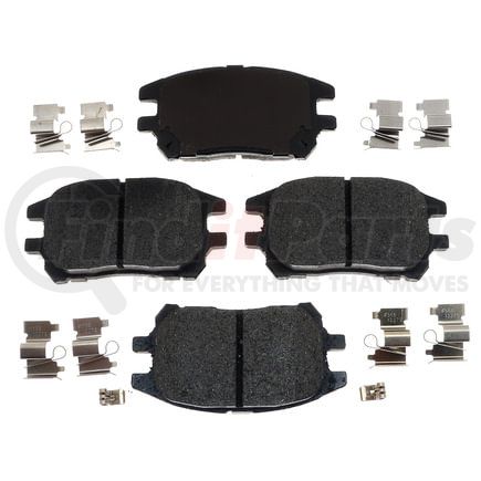 Brake Pro BKP930CH Disc Brake Pad Set Brake Parts Inc Brake Pro OEQF Ceramic Disc Brake Pad Set