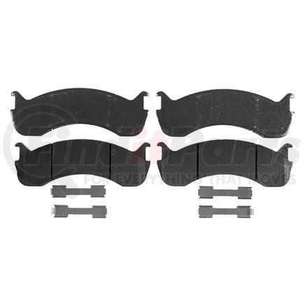 VXD786MH by VORTEX - Brake Parts Inc Vortex Metallic Disc Brake Pad Set