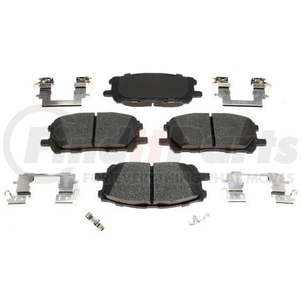 BKP1005MH by BRAKE PRO - Brake Parts Inc Brake Pro OEQF Metallic Disc Brake Pad Set