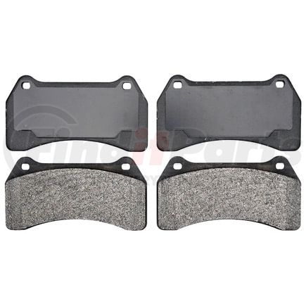 BKP938M by BRAKE PRO - Brake Parts Inc Brake Pro OEQF Metallic Disc Brake Pad Set