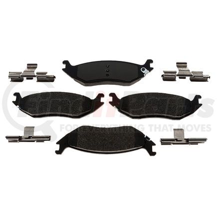 BKP898MH by BRAKE PRO - Brake Parts Inc Brake Pro OEQF Metallic Disc Brake Pad Set
