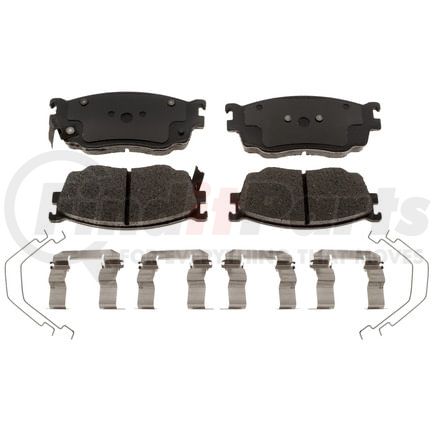 BKP755MH by BRAKE PRO - Brake Parts Inc Brake Pro OEQF Metallic Disc Brake Pad Set