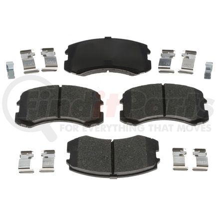 BKP904CH by BRAKE PRO - Brake Parts Inc Brake Pro OEQF Ceramic Disc Brake Pad Set