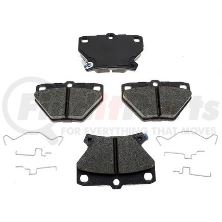 BKP823MH by BRAKE PRO - Brake Parts Inc Brake Pro OEQF Metallic Disc Brake Pad Set