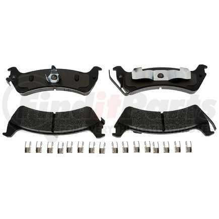 VXD666MH by VORTEX - Brake Parts Inc Vortex Metallic Disc Brake Pad Set