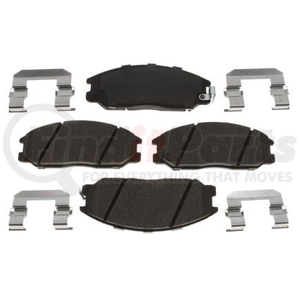 BKP864CH by BRAKE PRO - Brake Parts Inc Brake Pro OEQF Ceramic Disc Brake Pad Set