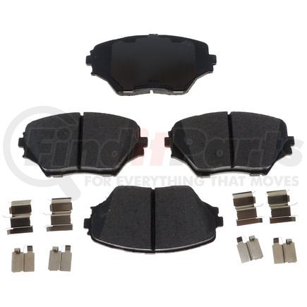 Brake Pro BKP862CH Disc Brake Pad Set Brake Parts Inc Brake Pro OEQF Ceramic Disc Brake Pad Set