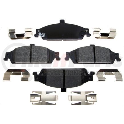 BKP727MH by BRAKE PRO - Brake Parts Inc Brake Pro OEQF Metallic Disc Brake Pad Set