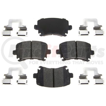 BKP1108CH by BRAKE PRO - Brake Parts Inc Brake Pro OEQF Ceramic Disc Brake Pad Set