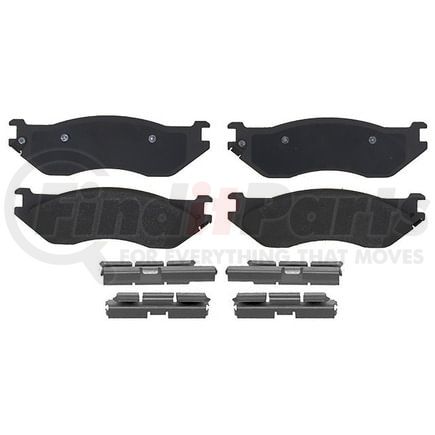 VXD897MH by VORTEX - Brake Parts Inc Vortex Metallic Disc Brake Pad Set
