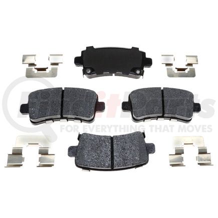 BKP1430ACH by BRAKE PRO - Brake Parts Inc Brake Pro OEQF Ceramic Disc Brake Pad Set