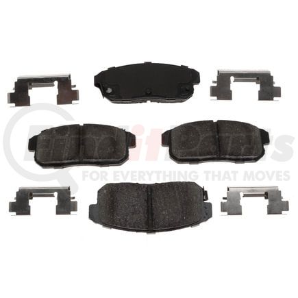 VXD1008CH by VORTEX - Brake Parts Inc Vortex Ceramic Disc Brake Pad Set