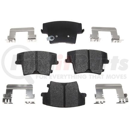 VXD1057AMHP by VORTEX - Brake Parts Inc Vortex Metallic Disc Brake Pad Set