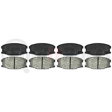 VXD734M by VORTEX - Brake Parts Inc Vortex Metallic Disc Brake Pad Set