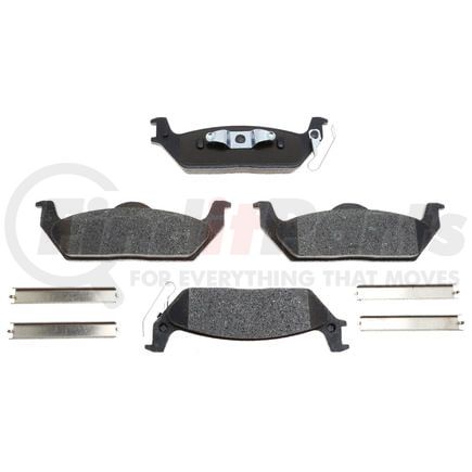 Brake Pro BKP1012CH Disc Brake Pad Set Brake Parts Inc Brake Pro OEQF Ceramic Disc Brake Pad Set