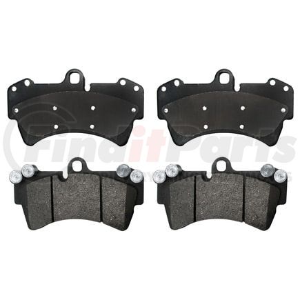 BKP1014M by BRAKE PRO - Brake Parts Inc Brake Pro OEQF Metallic Disc Brake Pad Set