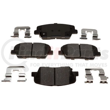 BKP1284CH by BRAKE PRO - Brake Parts Inc Brake Pro OEQF Ceramic Disc Brake Pad Set