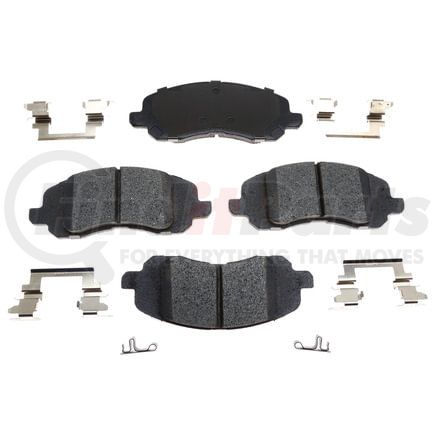 BKP1285CH by BRAKE PRO - Brake Parts Inc Brake Pro OEQF Ceramic Disc Brake Pad Set