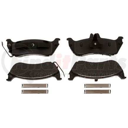 VXD875MH by VORTEX - Brake Parts Inc Vortex Metallic Disc Brake Pad Set