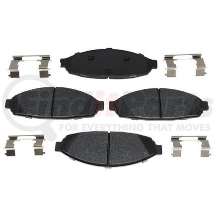 VXD931MH by VORTEX - Brake Parts Inc Vortex Metallic Disc Brake Pad Set