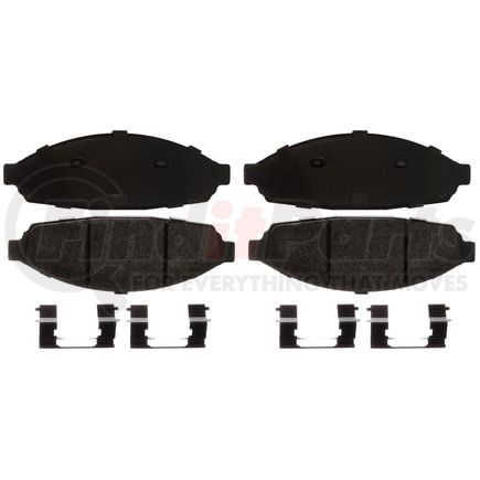VXD931MHP by VORTEX - Brake Parts Inc Vortex Metallic Disc Brake Pad Set