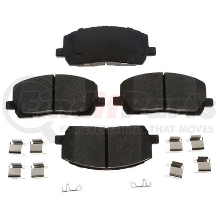 VXD884CH by VORTEX - Brake Parts Inc Vortex Ceramic Disc Brake Pad Set