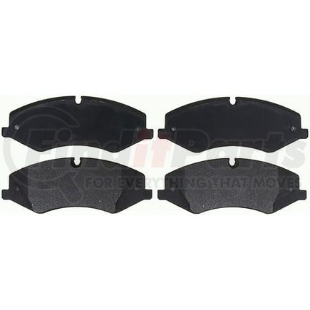 Brake Pro BKP1425MH Disc Brake Pad Set Brake Parts Inc Brake Pro OEQF Metallic Disc Brake Pad Set
