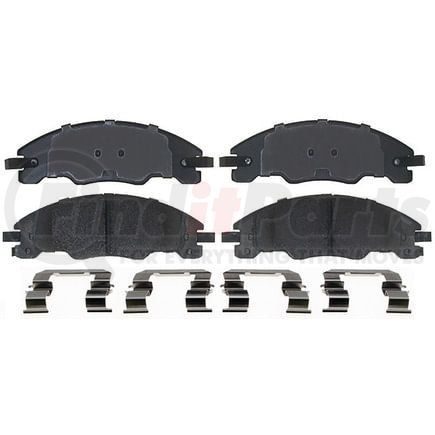 Brake Pro BKP1339CH Disc Brake Pad Set Brake Parts Inc Brake Pro OEQF Ceramic Disc Brake Pad Set