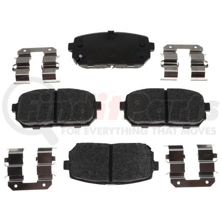 VXD1296CH by VORTEX - Brake Parts Inc Vortex Ceramic Disc Brake Pad Set