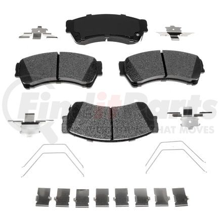 VXD1192CH by VORTEX - Brake Parts Inc Vortex Ceramic Disc Brake Pad Set