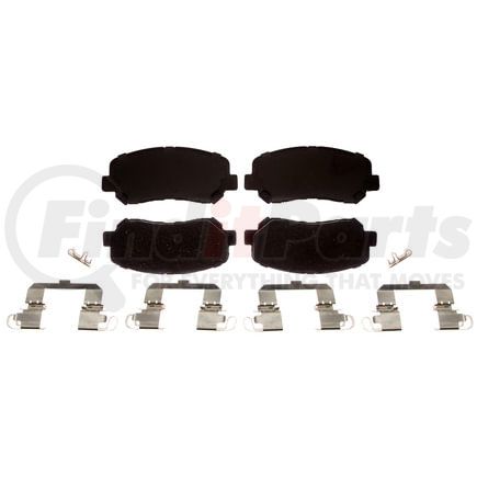 BKP1640CH by BRAKE PRO - Brake Parts Inc Brake Pro OEQF Ceramic Disc Brake Pad Set