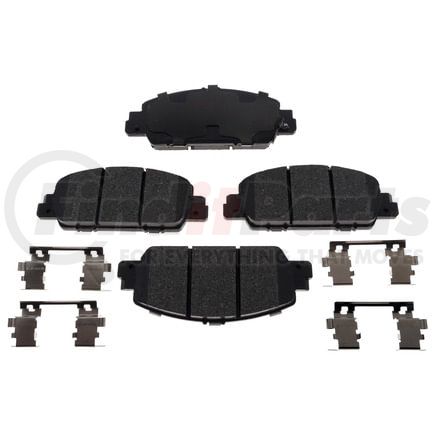 BKP1654CH by BRAKE PRO - Brake Parts Inc Brake Pro OEQF Ceramic Disc Brake Pad Set