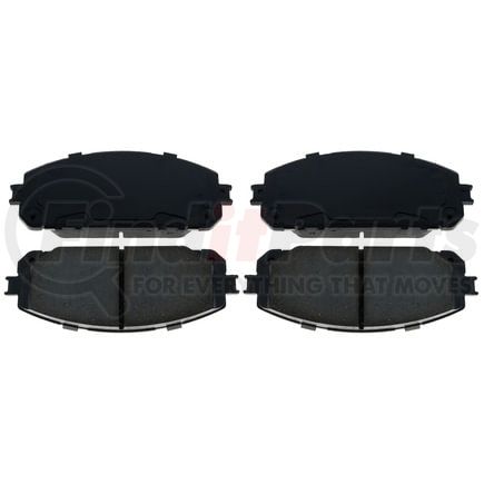 Brake Pro BKP1709CH Disc Brake Pad Set Brake Parts Inc Brake Pro OEQF Ceramic Disc Brake Pad Set