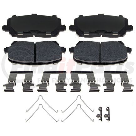 BKP1724CH by BRAKE PRO - Brake Parts Inc Brake Pro OEQF Ceramic Disc Brake Pad Set