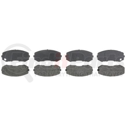 VXD1265M by VORTEX - Brake Parts Inc Vortex Metallic Disc Brake Pad Set