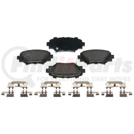 BKP1729CH by BRAKE PRO - Brake Parts Inc Brake Pro OEQF Ceramic Disc Brake Pad Set
