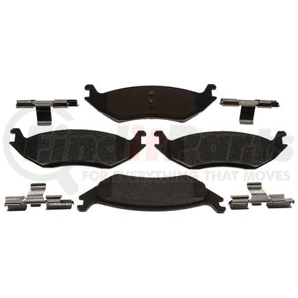 VXD967MH by VORTEX - Brake Parts Inc Vortex Metallic Disc Brake Pad Set